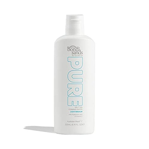 Bondi Sands Pure Self Tan Foaming Water 200ml - Light/Medium